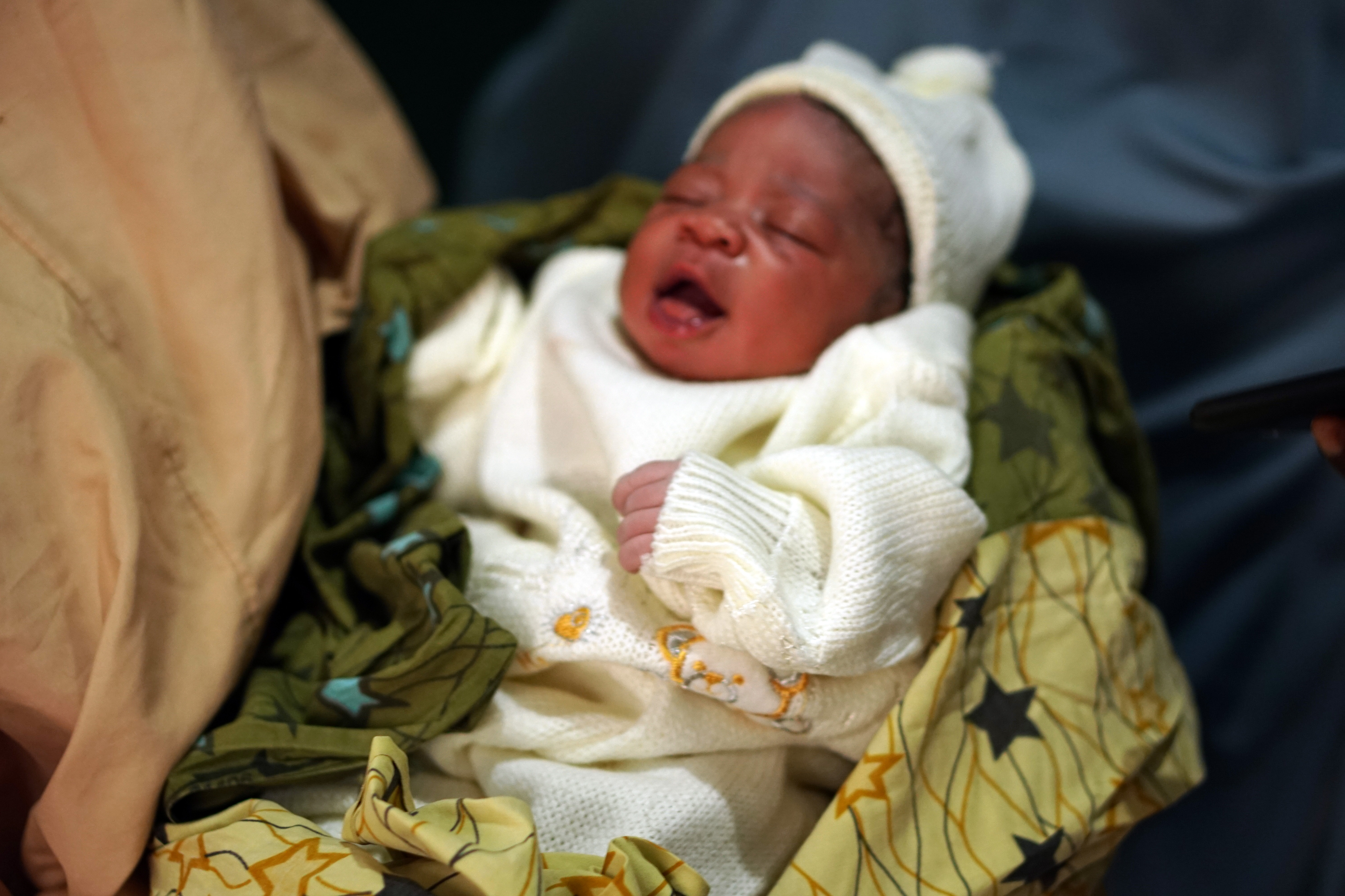A newborn baby in Nigeria